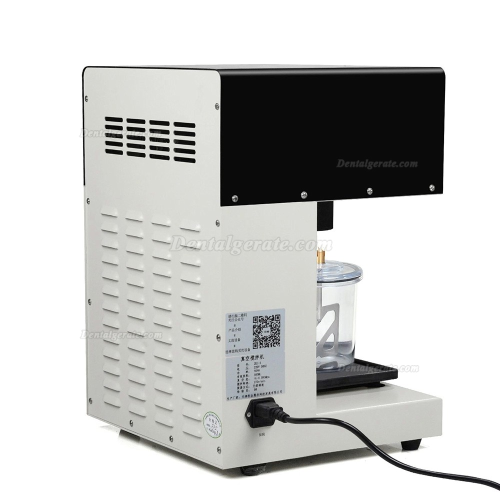 Dentallabor Vakuummischer Mischmaschine ZJK-3 mit eingebauter Vakuumpumpe, stufenlos einstellbare Mischmaschine